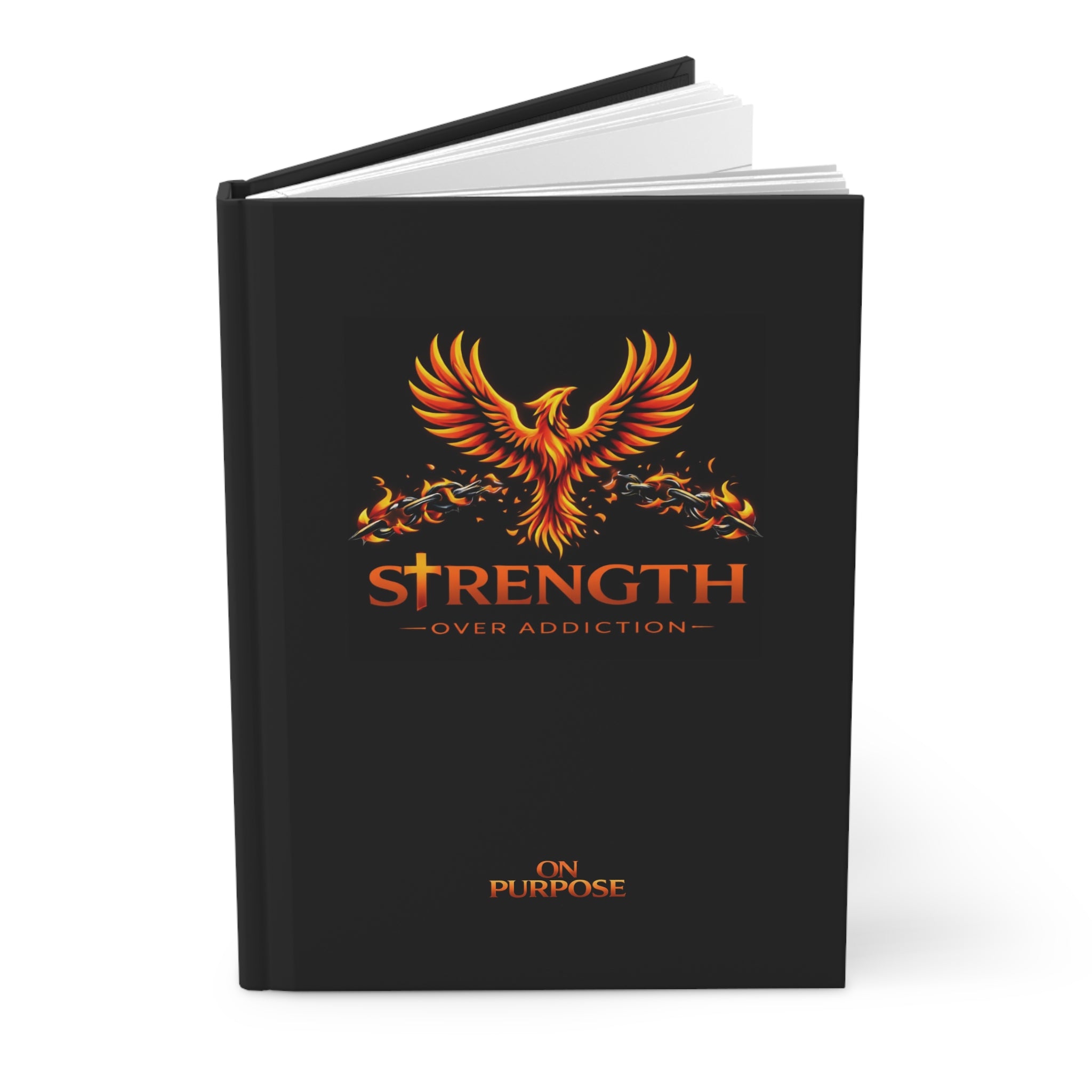 Strength Over Addiction Hardcover Journal